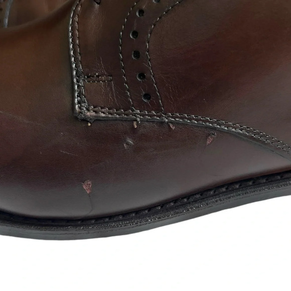Allen Edmonds 13D Leather ‘Clifton’ 3348 Cap Toe Oxfords in Brown Leather Shoes‎ main image 9